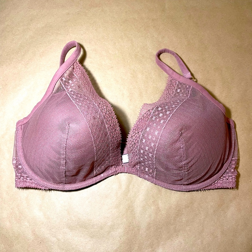 Victoria’s Secret Mauve Plunge Bra - 34DD
